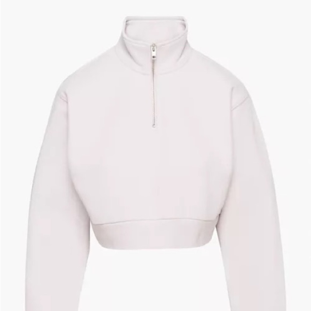 Aritzia Cozy Fleece Perfect 1/4 Zip Sweatshirt